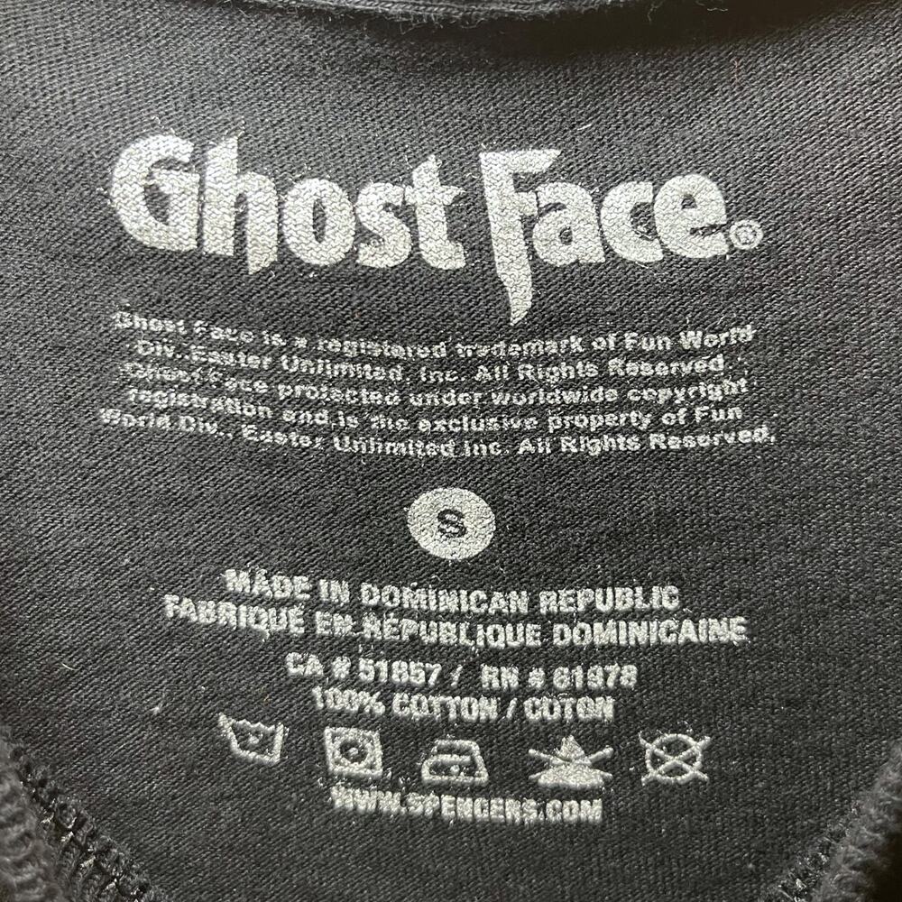 Ghostface Horror T-Shirt “Scary Movies and Chill” | Black Cotton Tee | Small - Picture 4 of 4